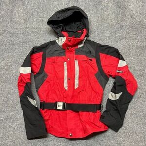 The North Face Women's Steep Tech Jacket Red Black Size Medium Gorpcore